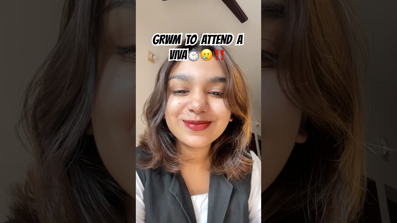 GRWM to attend a VIVA🥲🥹‼️#malayalam #grwm #college grwm#trending #adayinmylife  ege