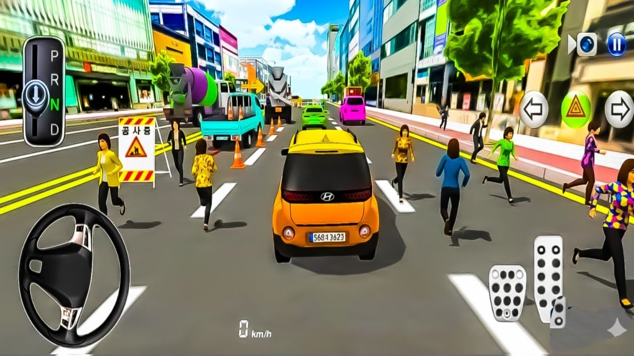 Extreme City Driving Simulator: Hyundai Edition Real Traffic Challenge: High Speed & Heavy Obstacles