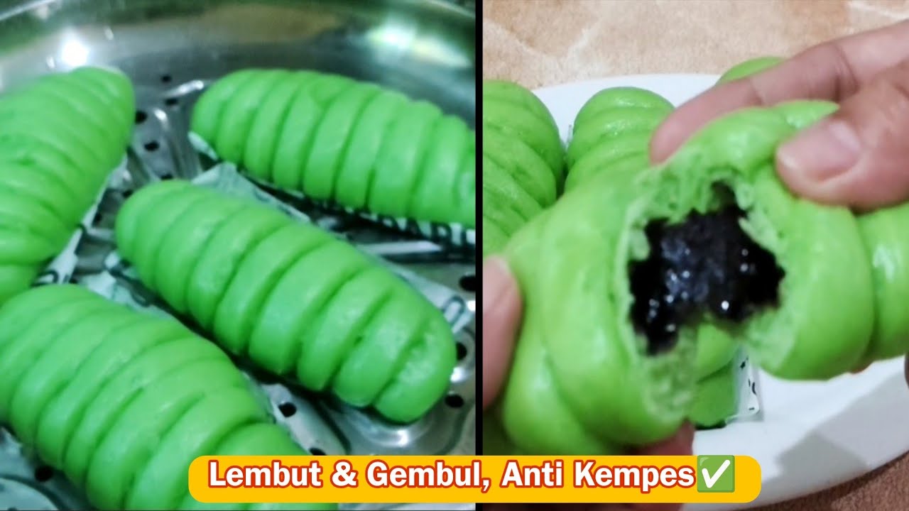 ROTI  KUKUS PANDAN TANPA MIXER DAN TELUR TETAP GEMBUL DAN ENAK I RESEP EKONOMIS
