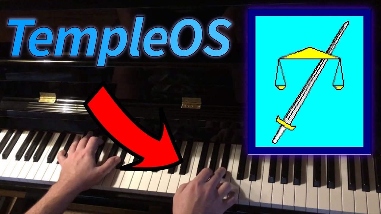 TempleOS Piano Risen Cover Explained