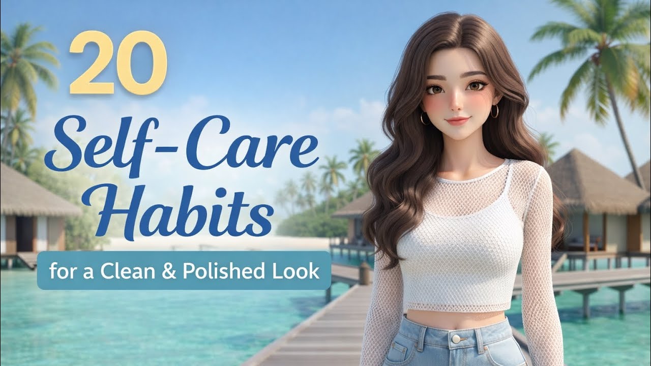🌿 20 Self-Care Habits for a Clean & Polished Look