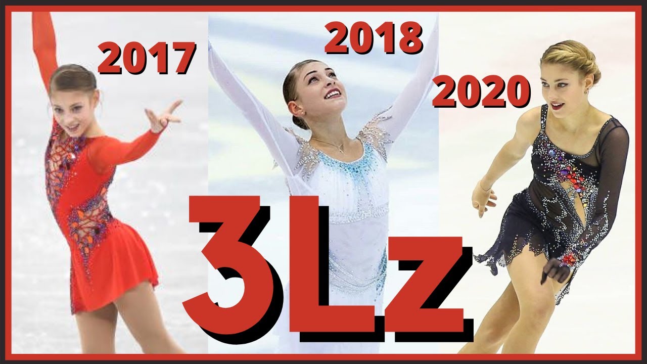 Alena KOSTORNAIA: TRIPLE LUTZ (3Lz) Progress