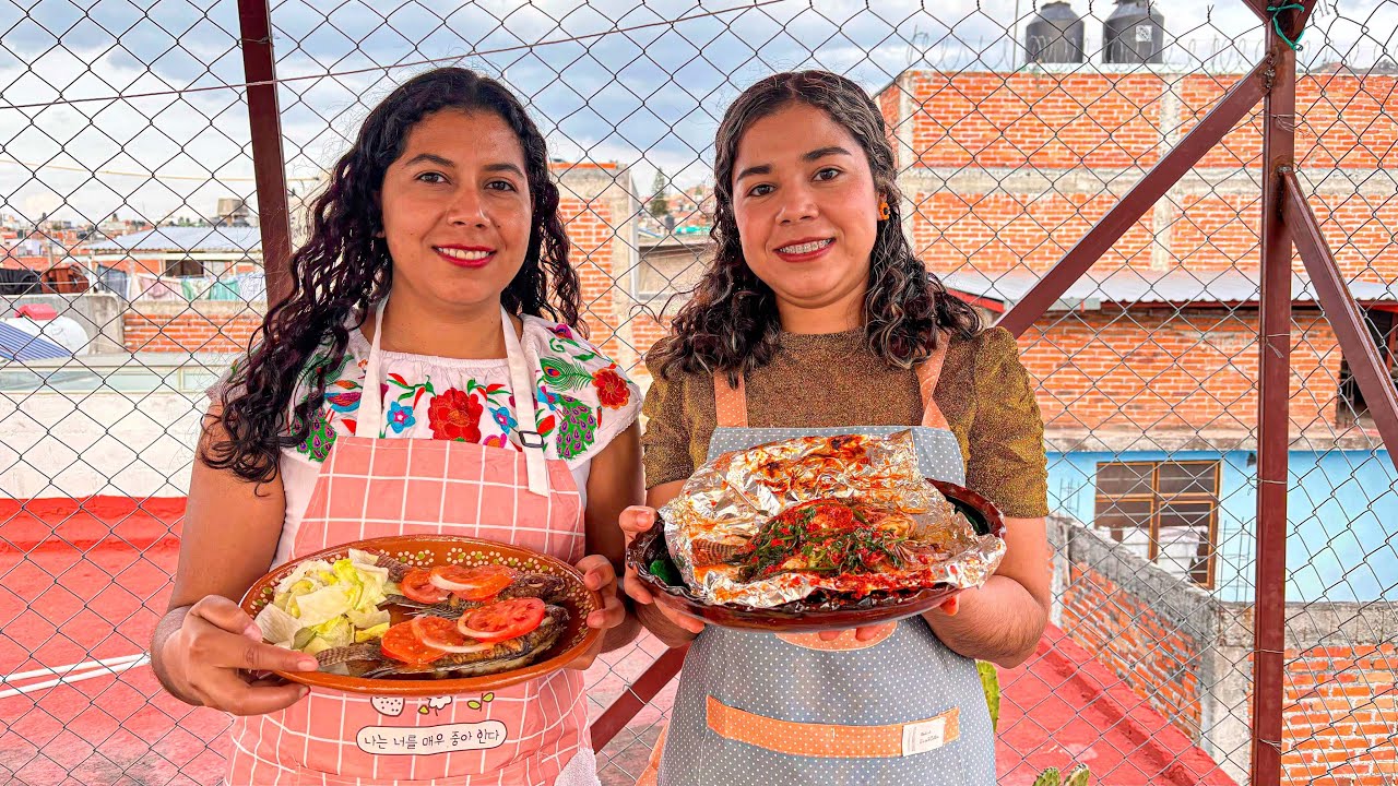 Mojarras EMPAPELADAS & DORADAS estilo mi Rancho | Cocinando con mi Gemela