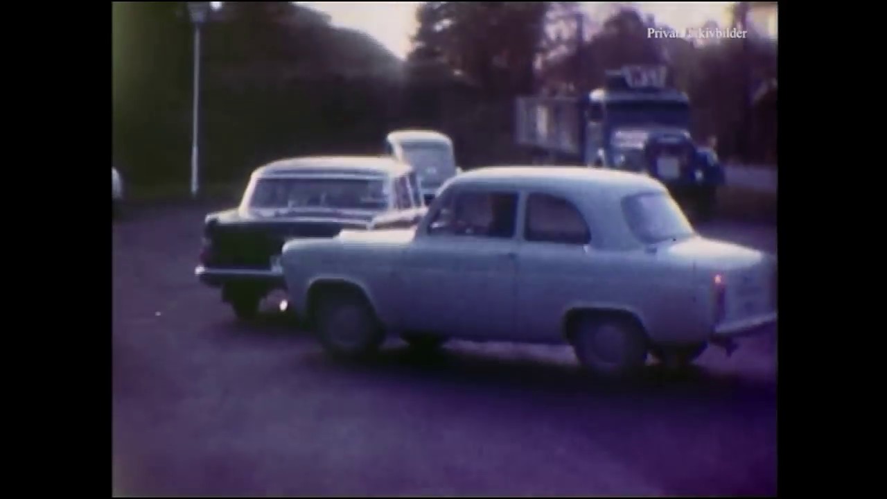 Shells första bensinstation i Forserum invigs 1959