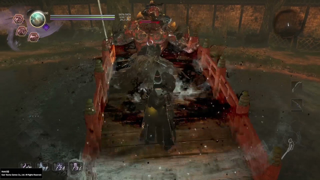 Nioh 2 / 仁王2 : All Yokai Abilities Damage Test