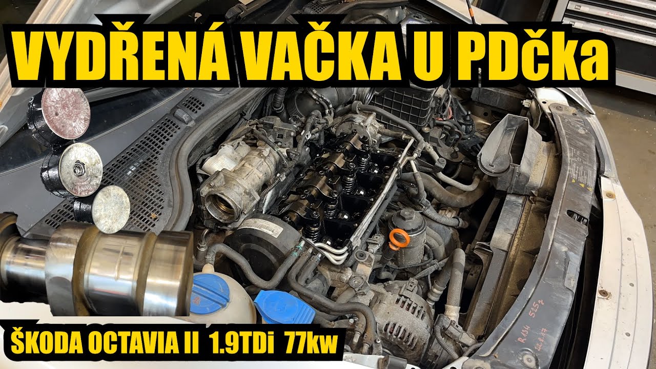 VYDŘEN&Aacute; VAČKA U PDčka / &Scaron;KODA OCTAVIA II  1.9TDi 77kw / POSTUP / DEMONT&Aacute;Ž / CO JE TŘEBA / #D&Iacute;L 1