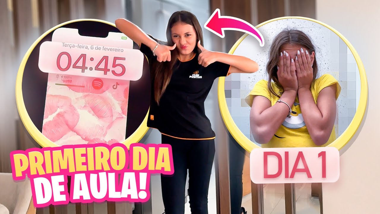 MEU PRIMEIRO DIA DE AULA - BIANKA