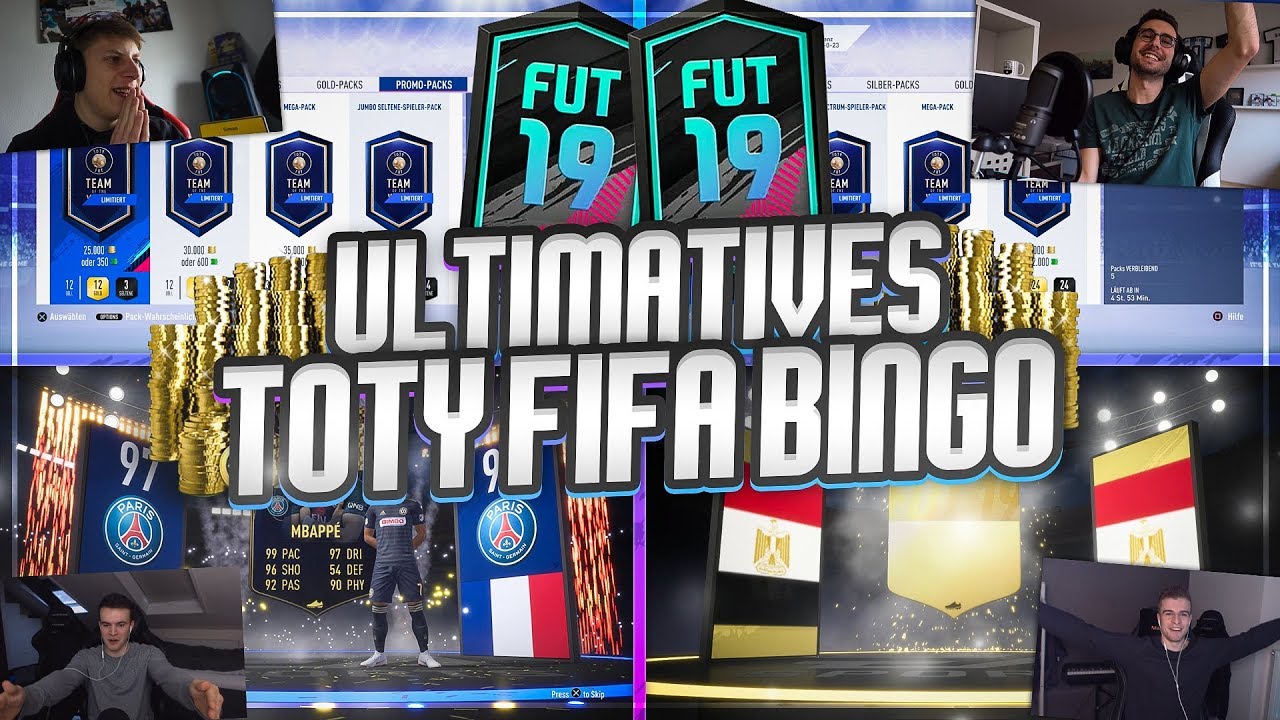 FIFA 19: Ultimatives TOTY FIFA BINGO mit WALKOUT Eskalation 🔥😍 ft. FifaGoalsUnited + DerHansus