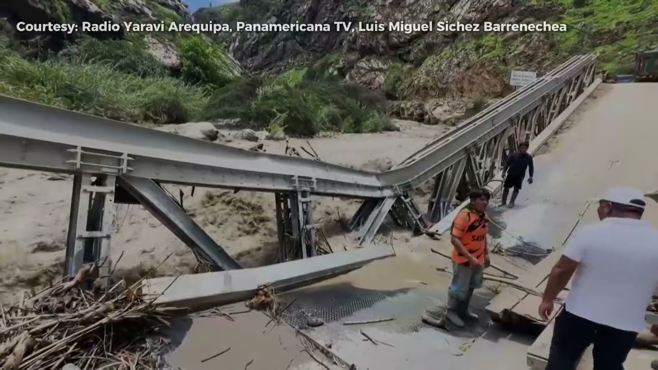 MALAKAS NA PAG-ULAN SA PERU, NAGDULOT NG PAGBAHA AT LANDSLIDE | GMA Public Affairs