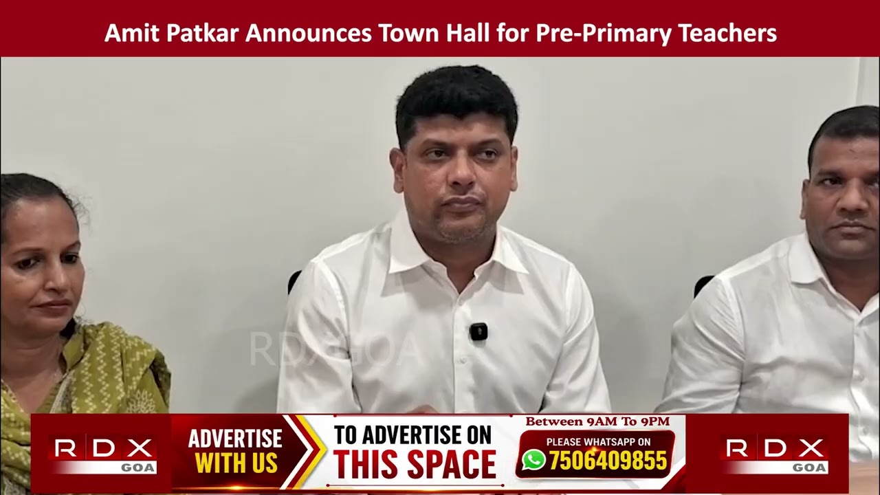 Amit Patkar Announces Town Hall for Pre-Primary Teachers