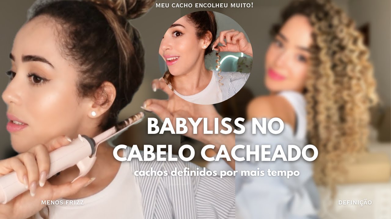 FIZ BABYLISS EM TODO MEU CABELO CACHEADO! dica para fazer os cachos durarem mais