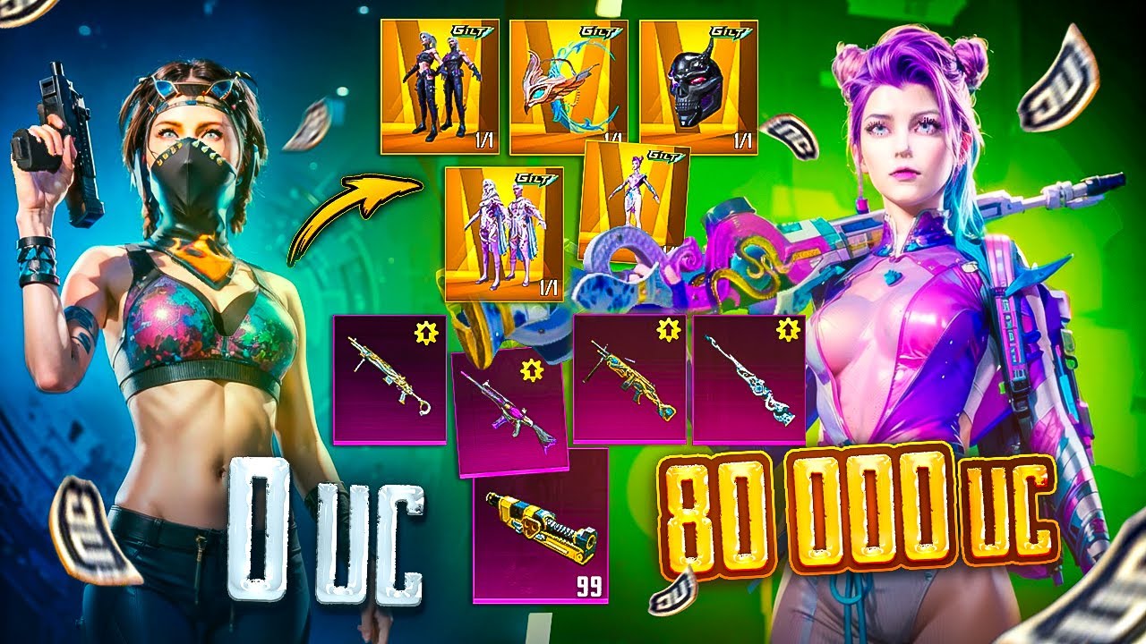 $80 000 UC! 🔥 ЭТО ЛУЧШАЯ ПРОКАЧКА АККАУНТА ПОДПИСЧИКУ В PUBG Mobile! 🤩 ВЫБИЛ ВСЕ УЛЬТИМЕЙТ СКИНЫ!