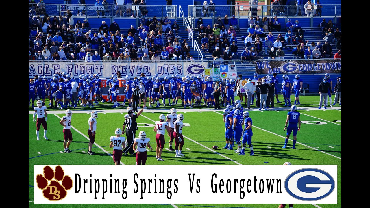 Dripping Spring vs Georgetown Football || [Bi-District Playoffs] [HD]
