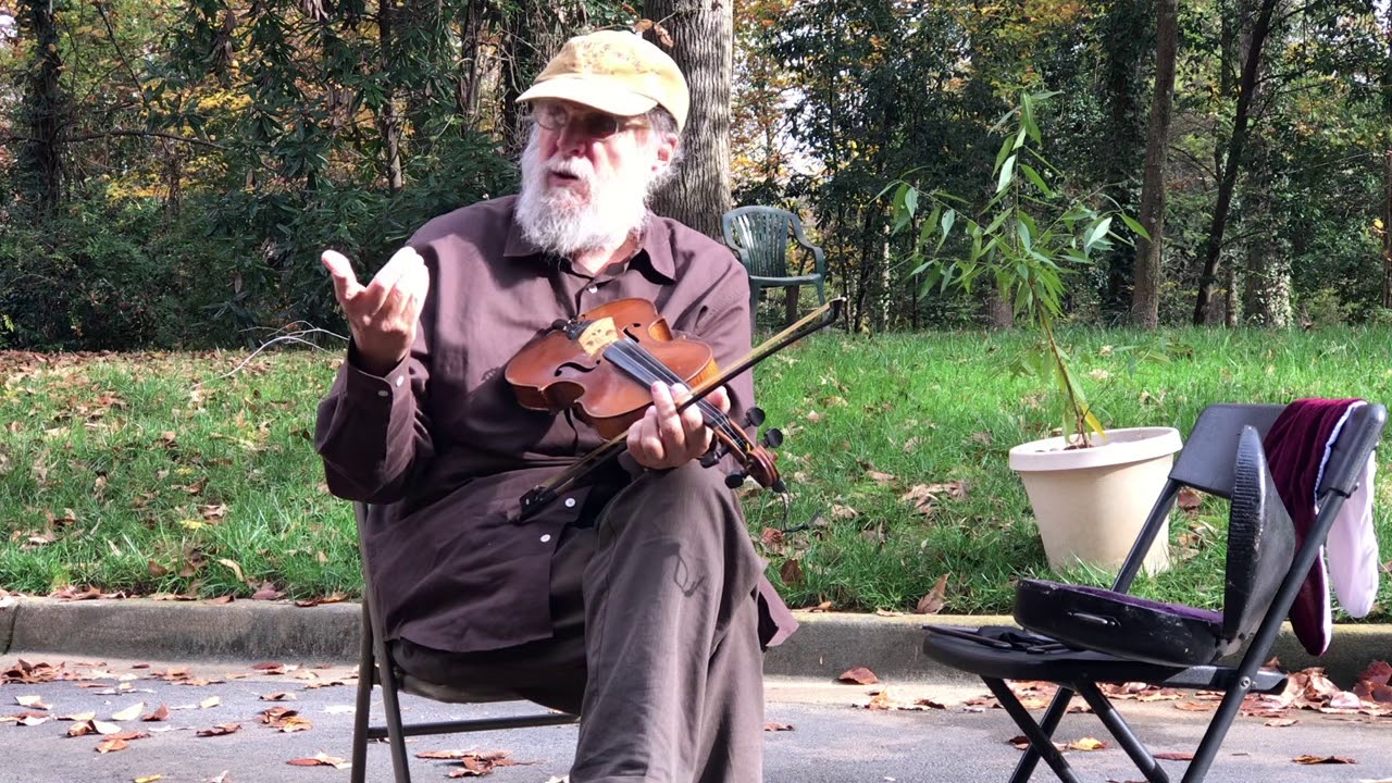 Mick Kinney musing on Cajun waltz bowing patterns, with demonstrations - JB Project learning session
