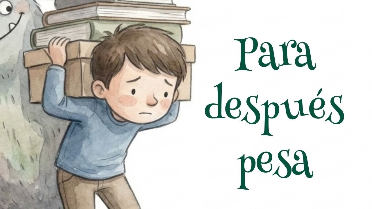 El monstruo Discomfort. Pesa dejarlo para después | Procrastinación | Atravesar lo incómodo