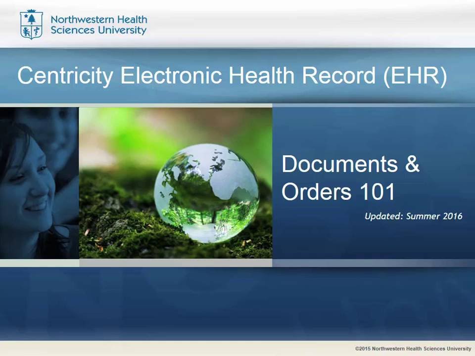 EHR Documents and Orders 101 Part 2