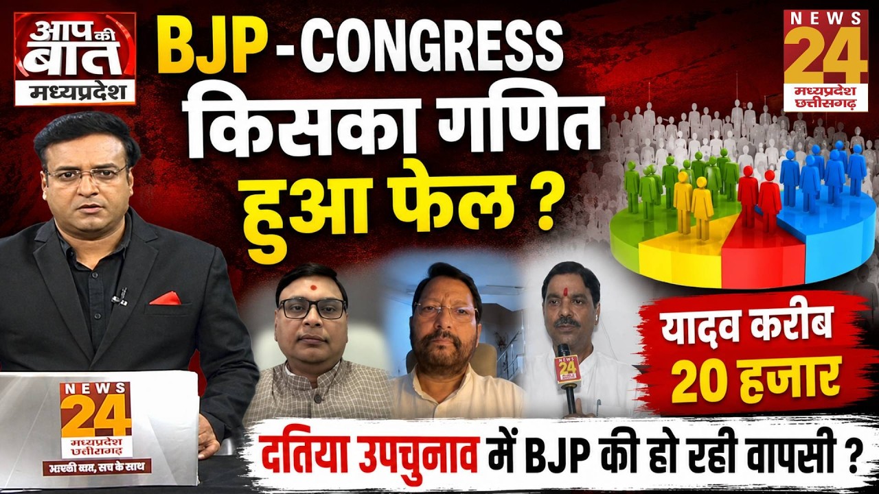 Datia By Election 2026: BJP-Congress किसका गणित हुआ फेल? यादव वोट बैंक ने पलटा खेल! | Aap Ki Baat