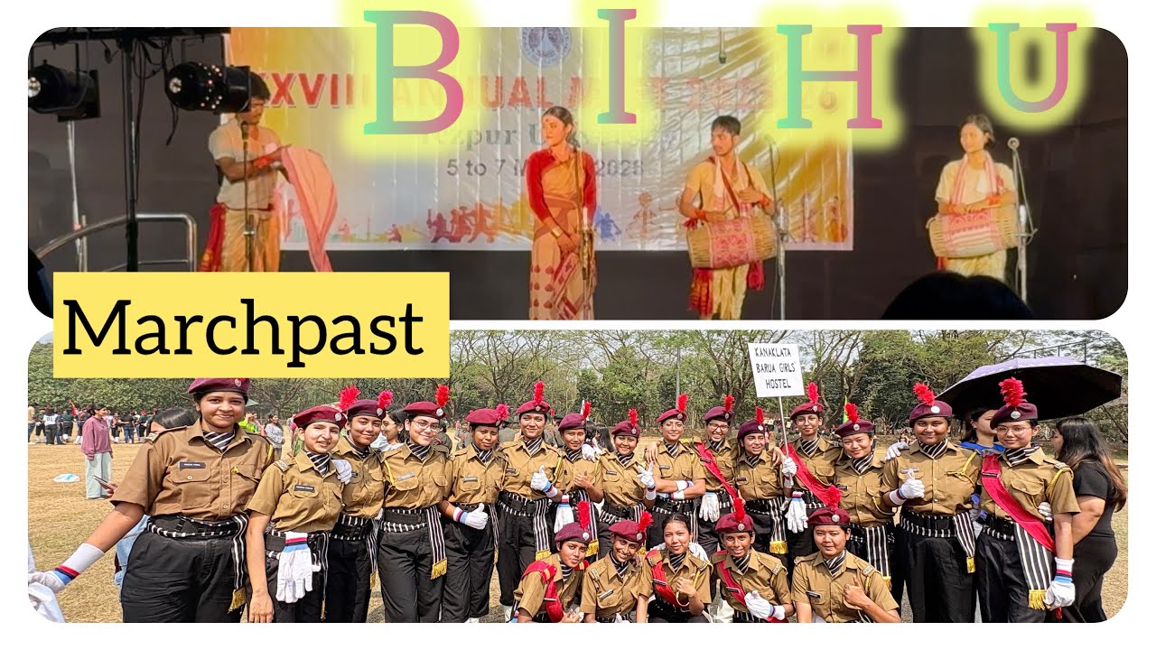 Bihu || Marchpast #tezpuruniversity #varsity #annualmeet #2026 