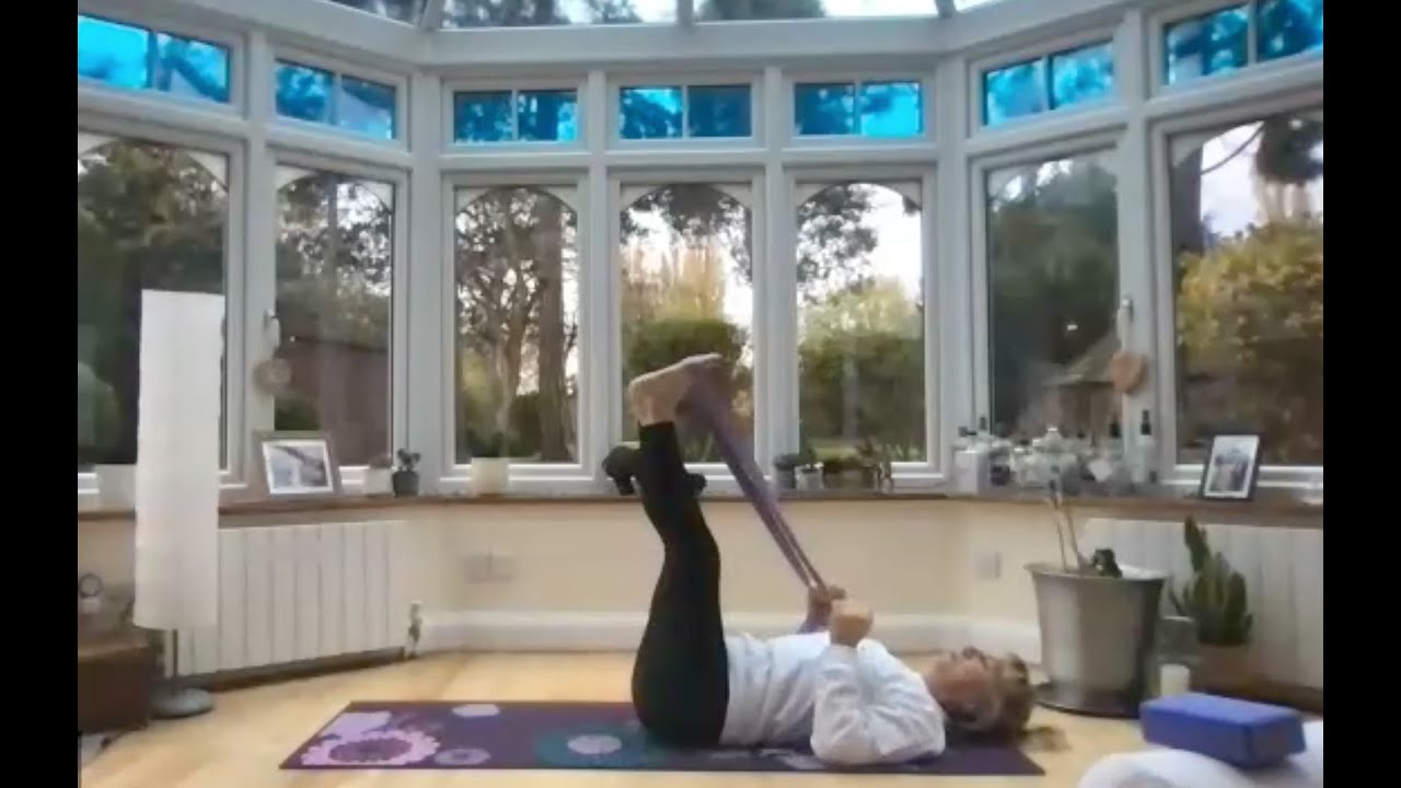 @montblancyoga3606 35 minute Yoga class video 'Back to Back' working on the Spine and Back Health.