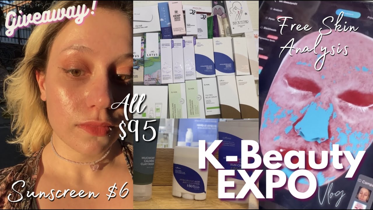 Is Korean Beauty Really Cheap and High Quality? K-BEAUTY EXPO VLOG&HAUL with GIVEAWAY! ✨