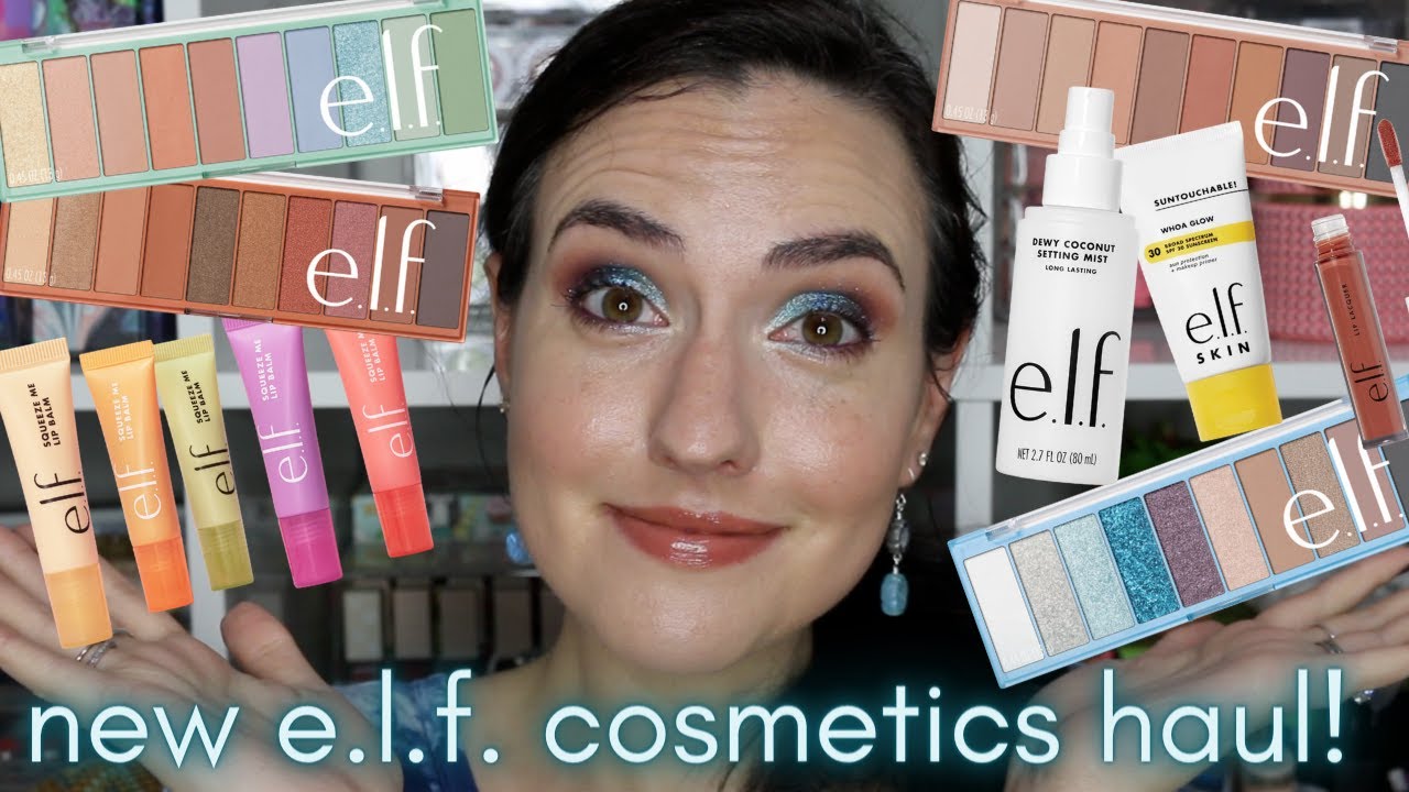 NEW e.l.f.  Cosmetics HAUL | Perfect 10 Eyeshadow Palettes, Squeeze Me Lip Balms + More!