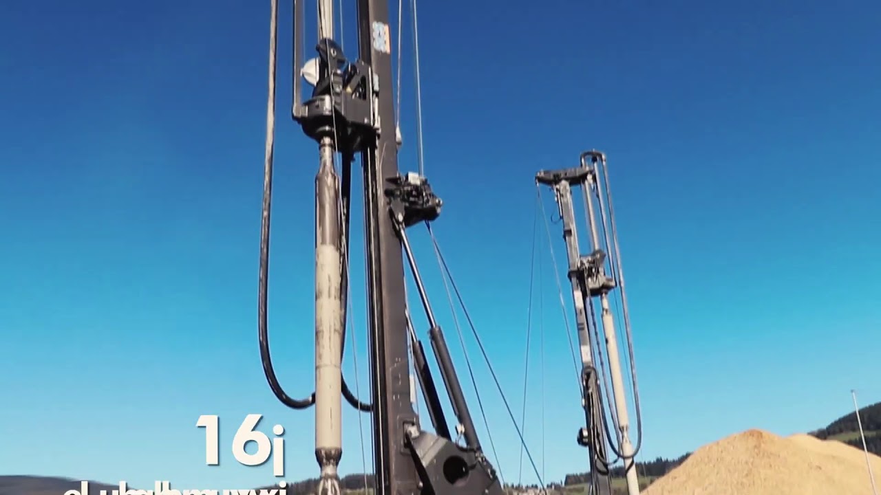 Casagrande B200XP 2 DP displacement piles arrangement
