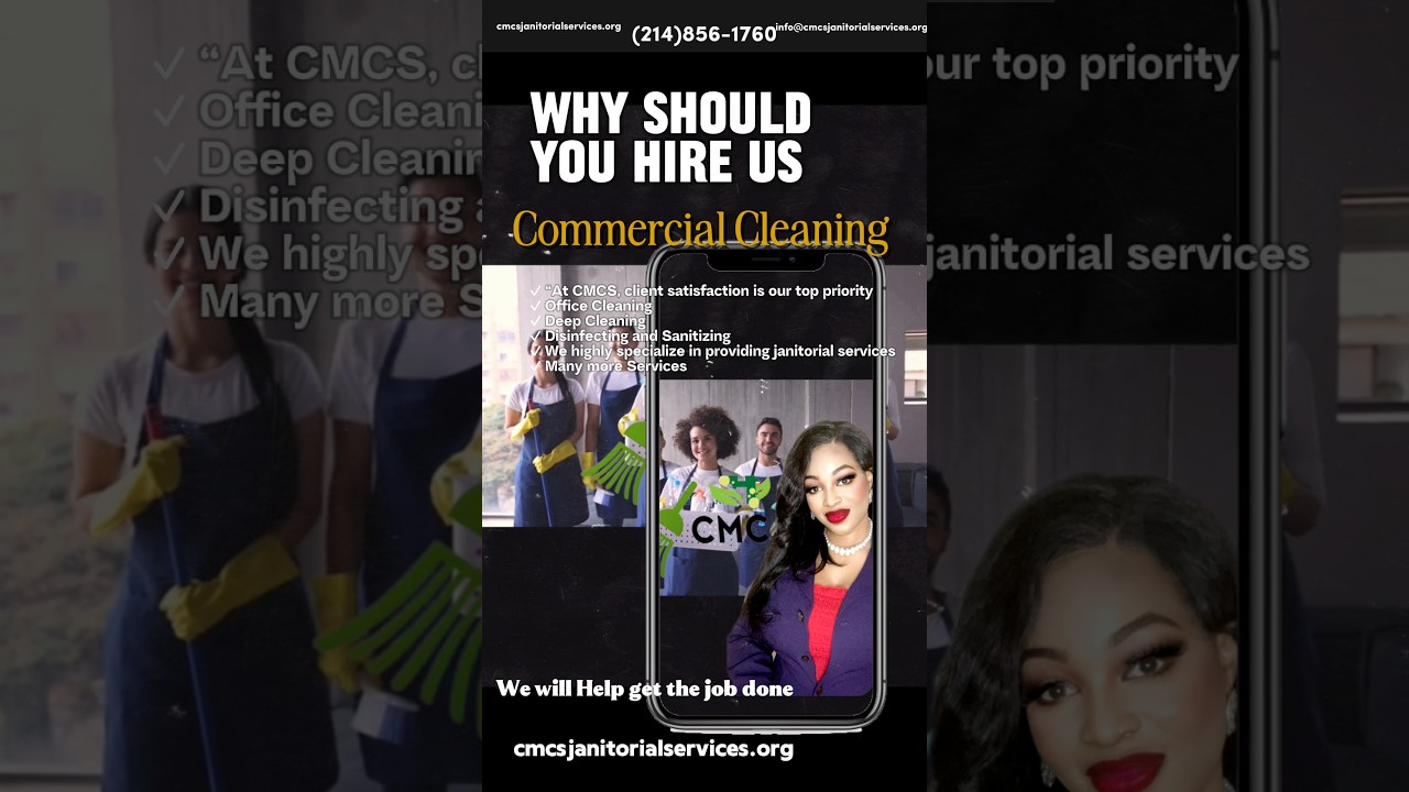 Dallas commercial residential cleaning company  Cmcs janitorial Services