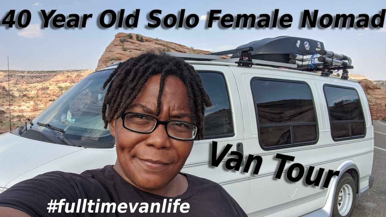 Converted Chevy Express Van Tour | Full Time Solo Female Travler