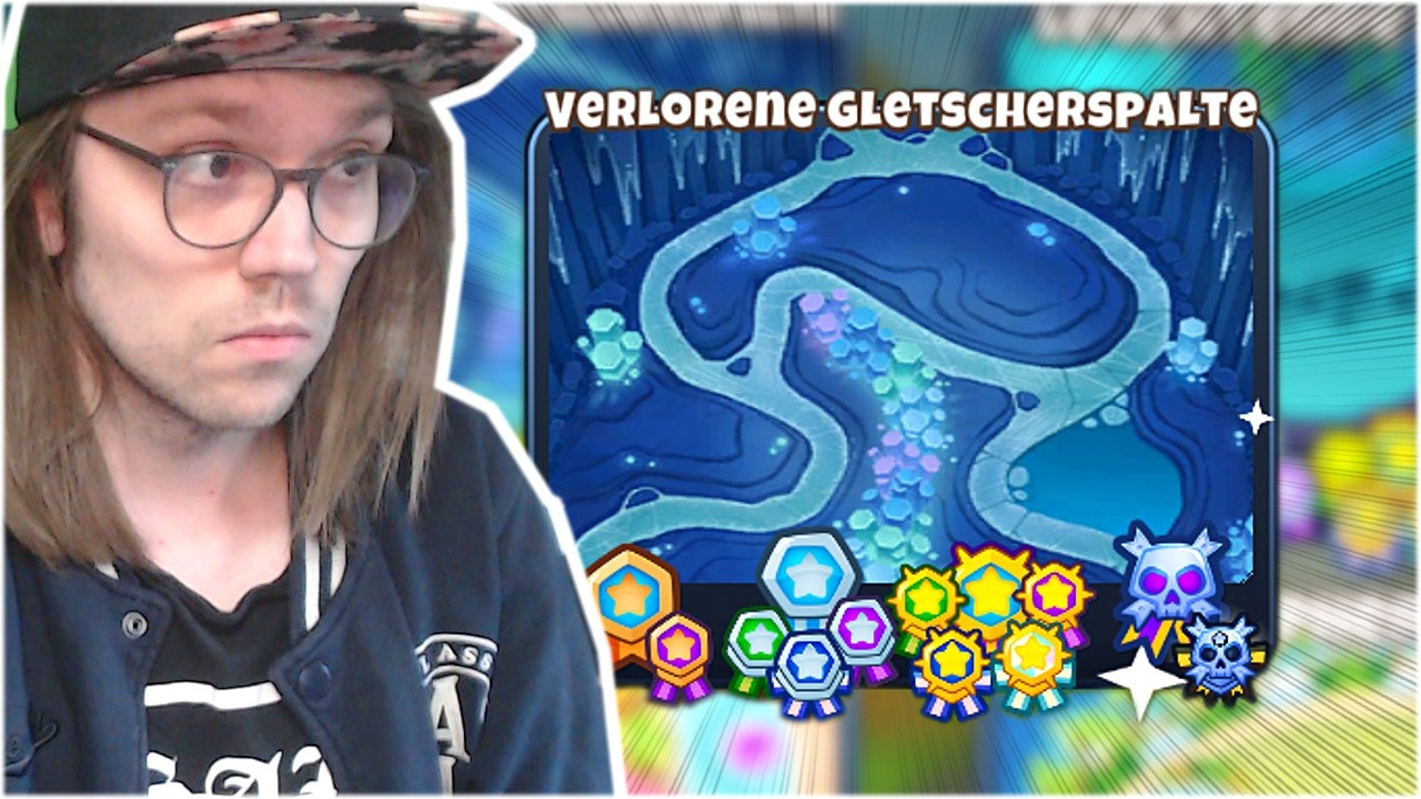 Nach Jahren hole ich endlich den schwarzen Rand auf Verlorene Gletscherspalte! (Bloons TD6)