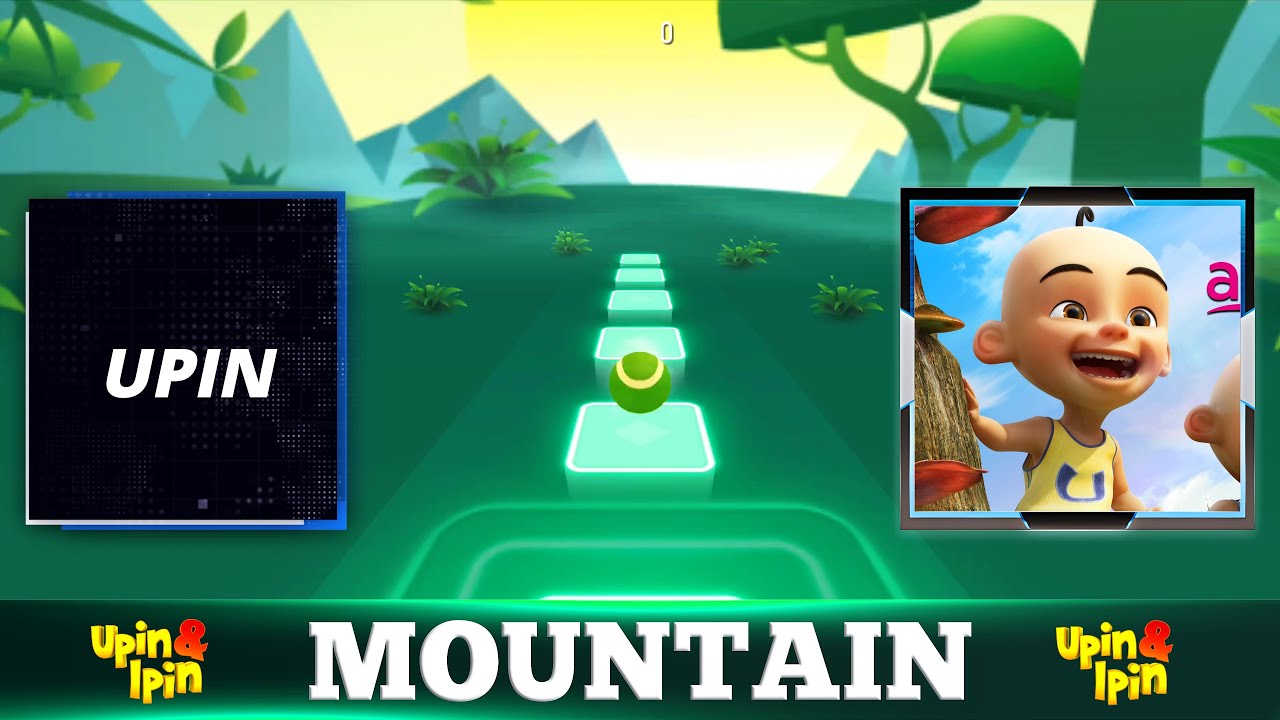 Tiles Hop: EDM Rush! - COMIN ROUND THE MOUNTAIN (Cover Parody) UPIN & IPIN Characters!!!