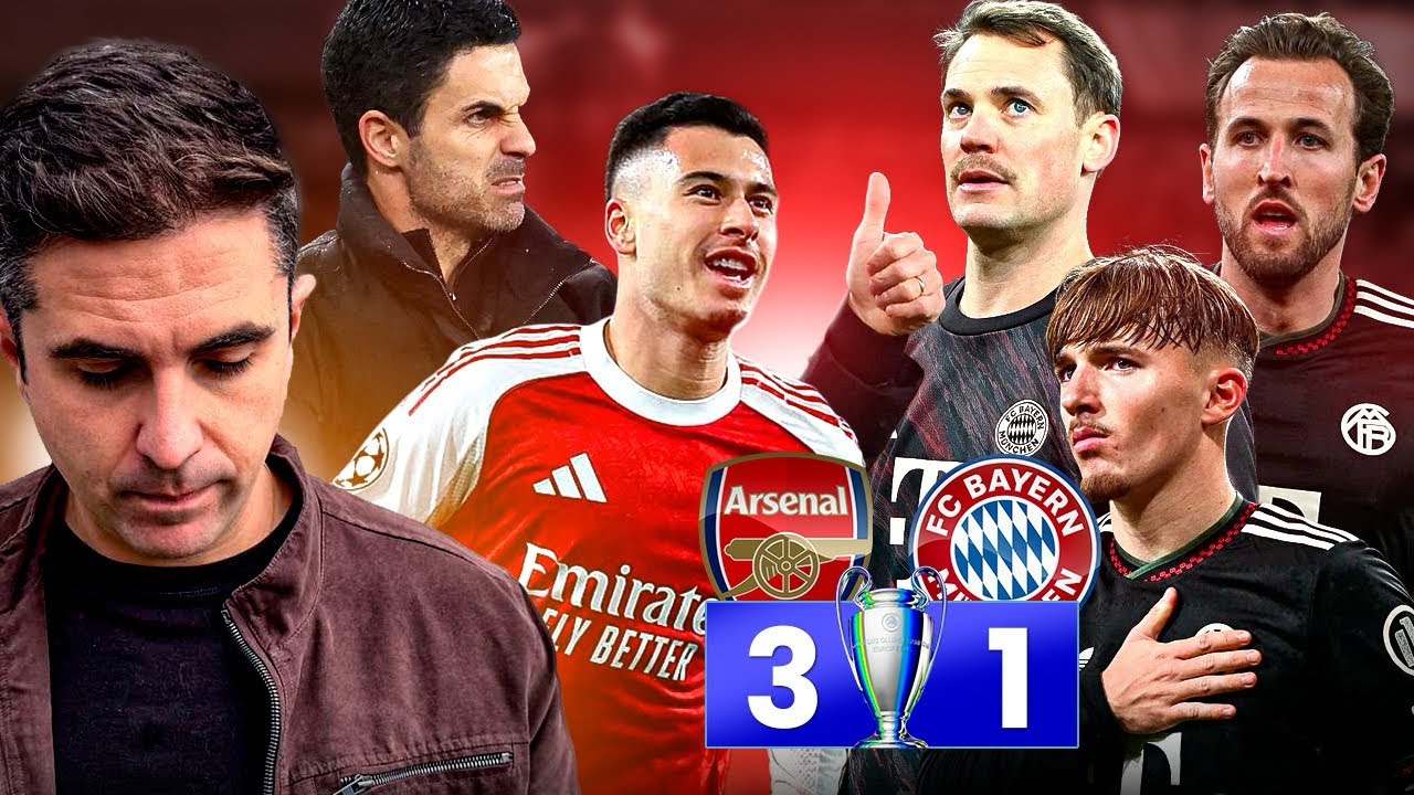 BAYERN CAI NA ARMADILHA DO ARSENAL