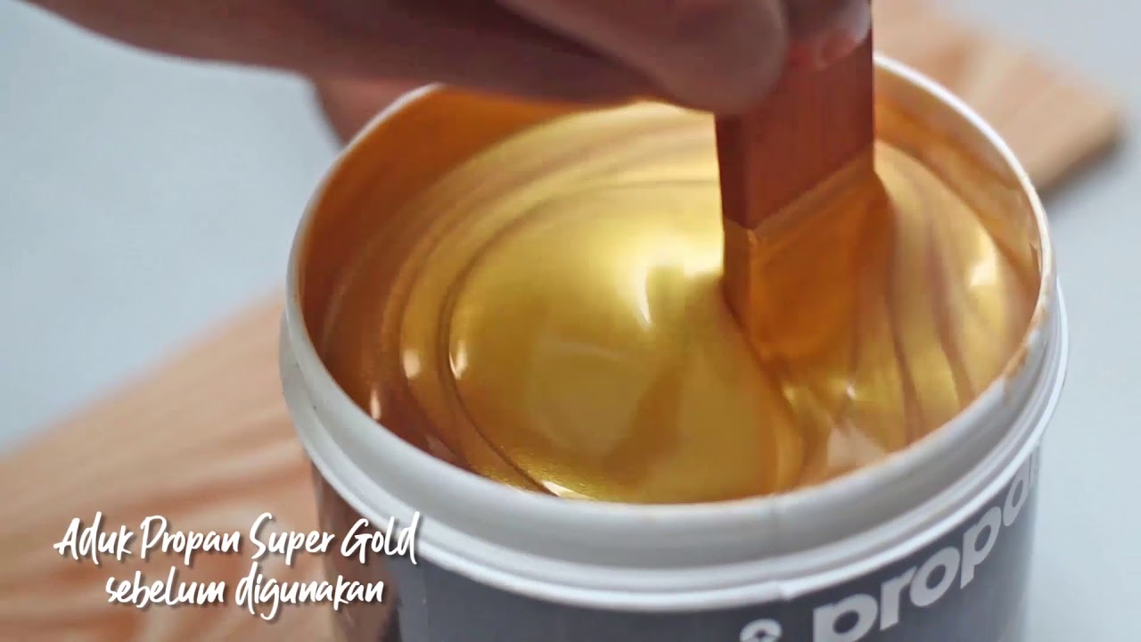 Kombinasi Propan Woodstain Bown & Super Gold