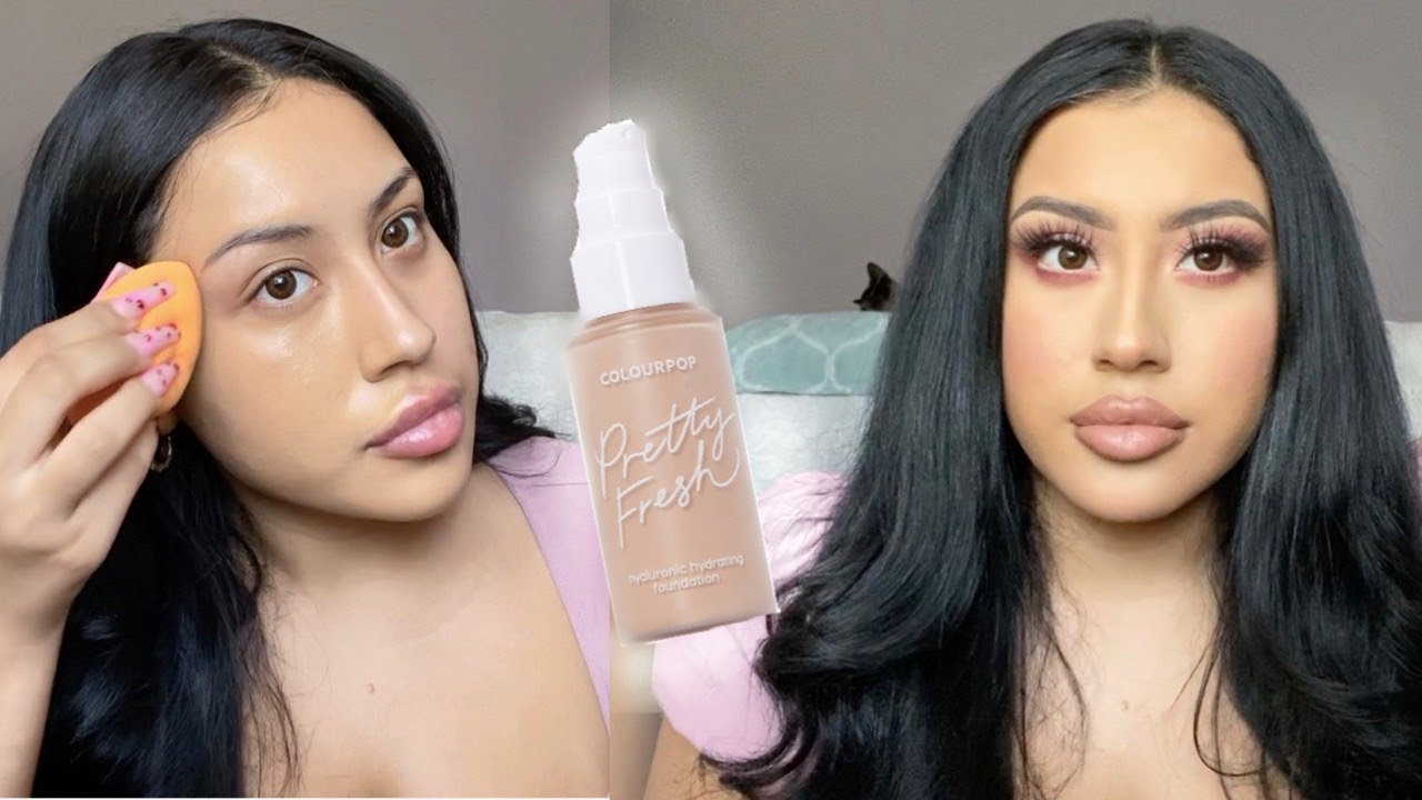 NEW COLOURPOP PRETTY FRESH FOUNDATION / WEAR TEST AND REVIEW!
