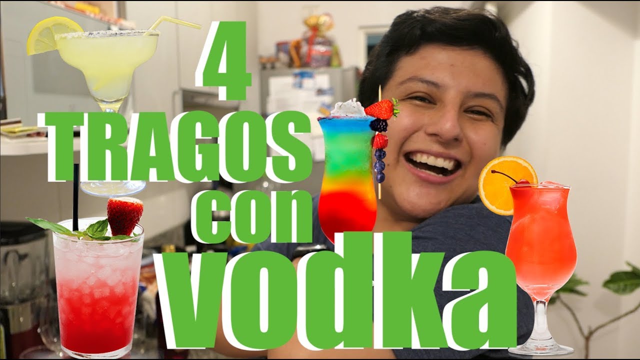 4 COCKTELES FÁCILES DE PREPARAR CON VODKA - ARIANA BOLO ARCE