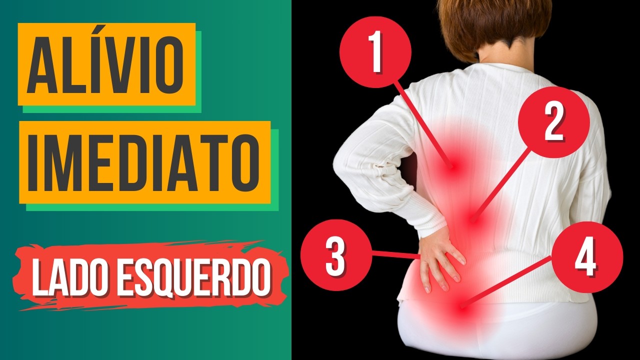 Dor nas costas do Lado Esquerdo: Como Aliviar sem rem&eacute;dio