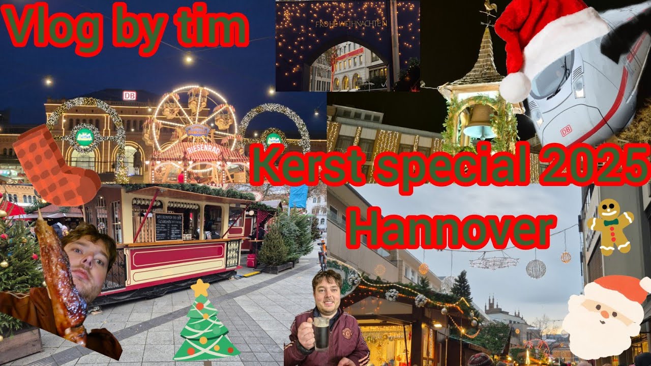 Kerst special 2025 Hannover kerstmarket veel eten glüwijn meer