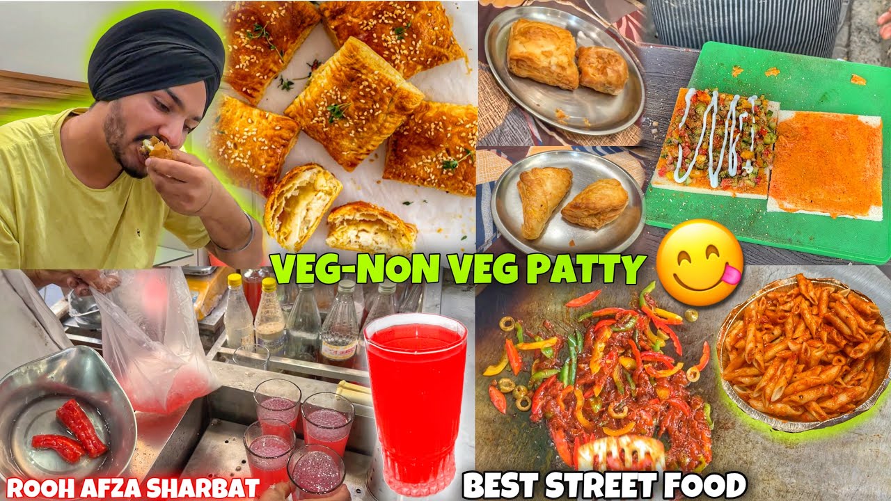 Veg & Non-Veg Patty 😱 Famous Sharbat 50 Years old | Best Pasta, Sandwich in jalandhar | Street Food