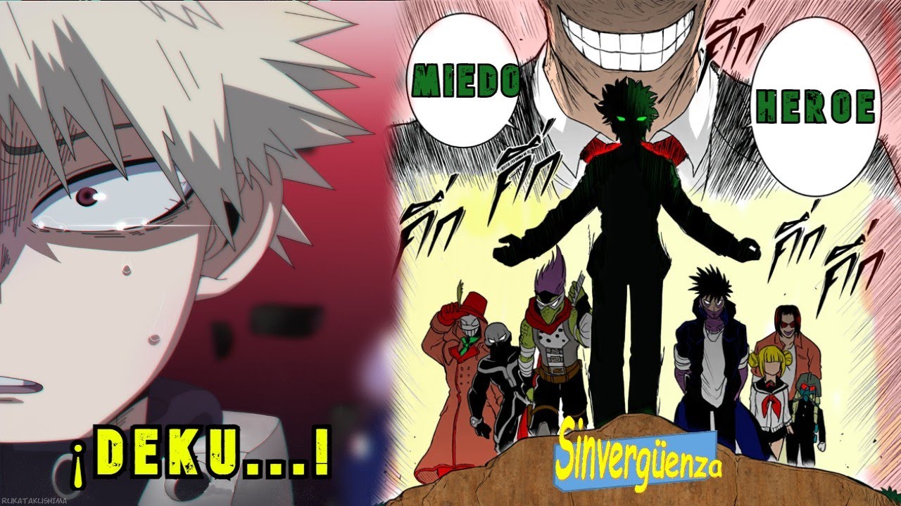 DEKU VS LA ASOCIASION DE HEROES villan deku 05