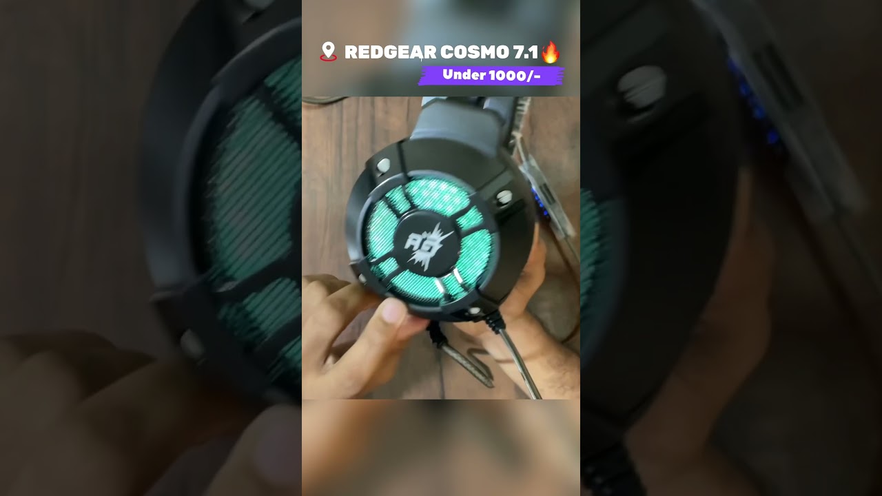 Best Gaming Headphones Under 1000🔥In 2023 | REDGEAR COSMO 7.1 #gamingheadset #redgear #headphones