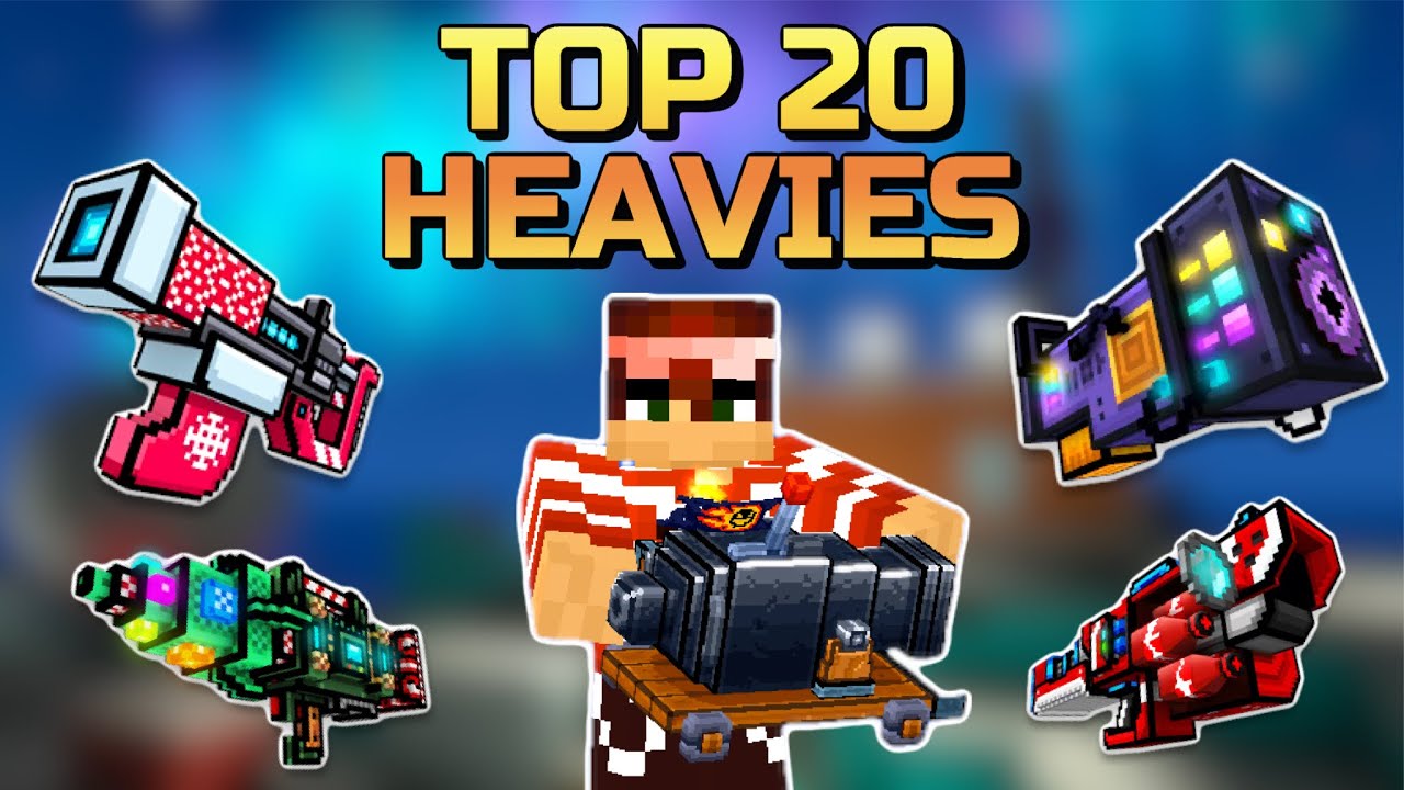 Top 20 HEAVY WEAPONS in Pixel Gun 3D! [update list] May 2023