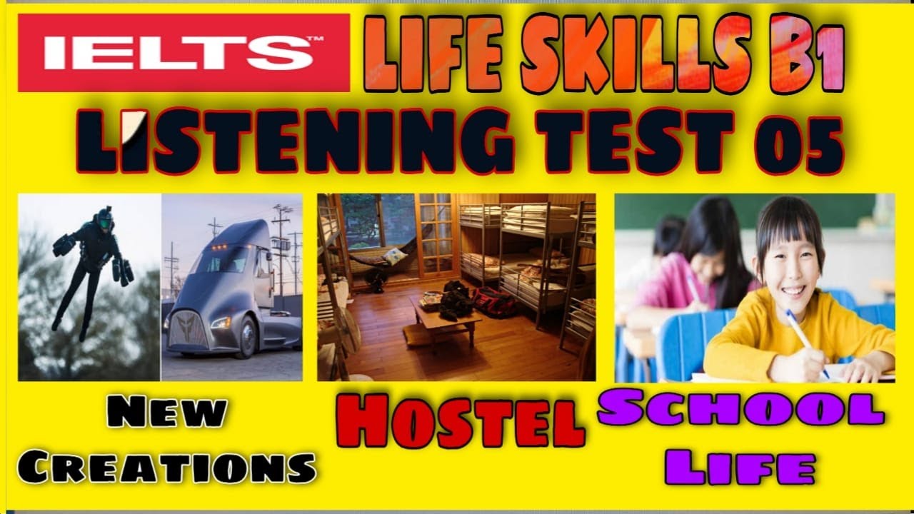 IELTS Life Skills B1 Listening | Test 05 | 2021 | By TFLS