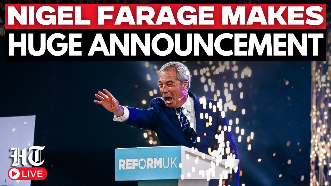 Watch Live | Nigel Farage Announces &lsquo;Shadow Cabinet&rsquo; Appointments | Reform UK | Farage Speech Live