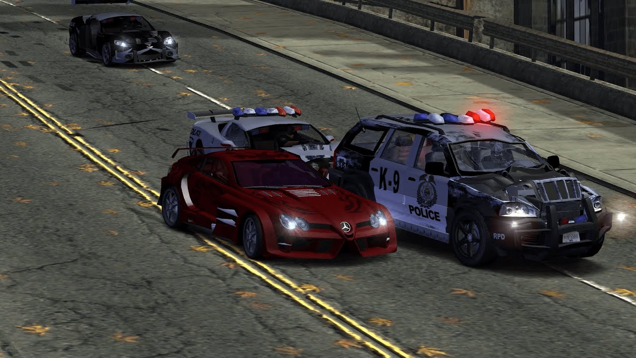 Need for Speed Most Wanted Mercedes-Benz SLR McLaren Pursuit #4