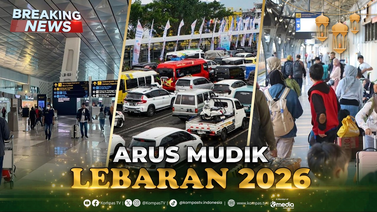 BREAKING NEWS - Situasi Arus Mudik Lebaran: Antrean Kendaraan di Pelabuhan Merak hingga Gilimanuk