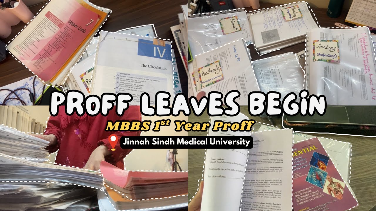 Proff Leaves Begin | MBBS 1st Year Study Vlog | JSMU | SMC