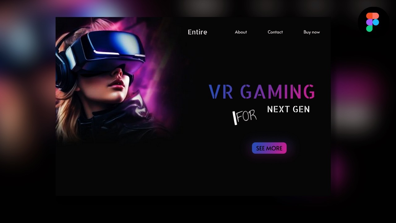 How to Create VR Gaming UI Animation in Figma (Beginner Friendly) #tutorial #figma