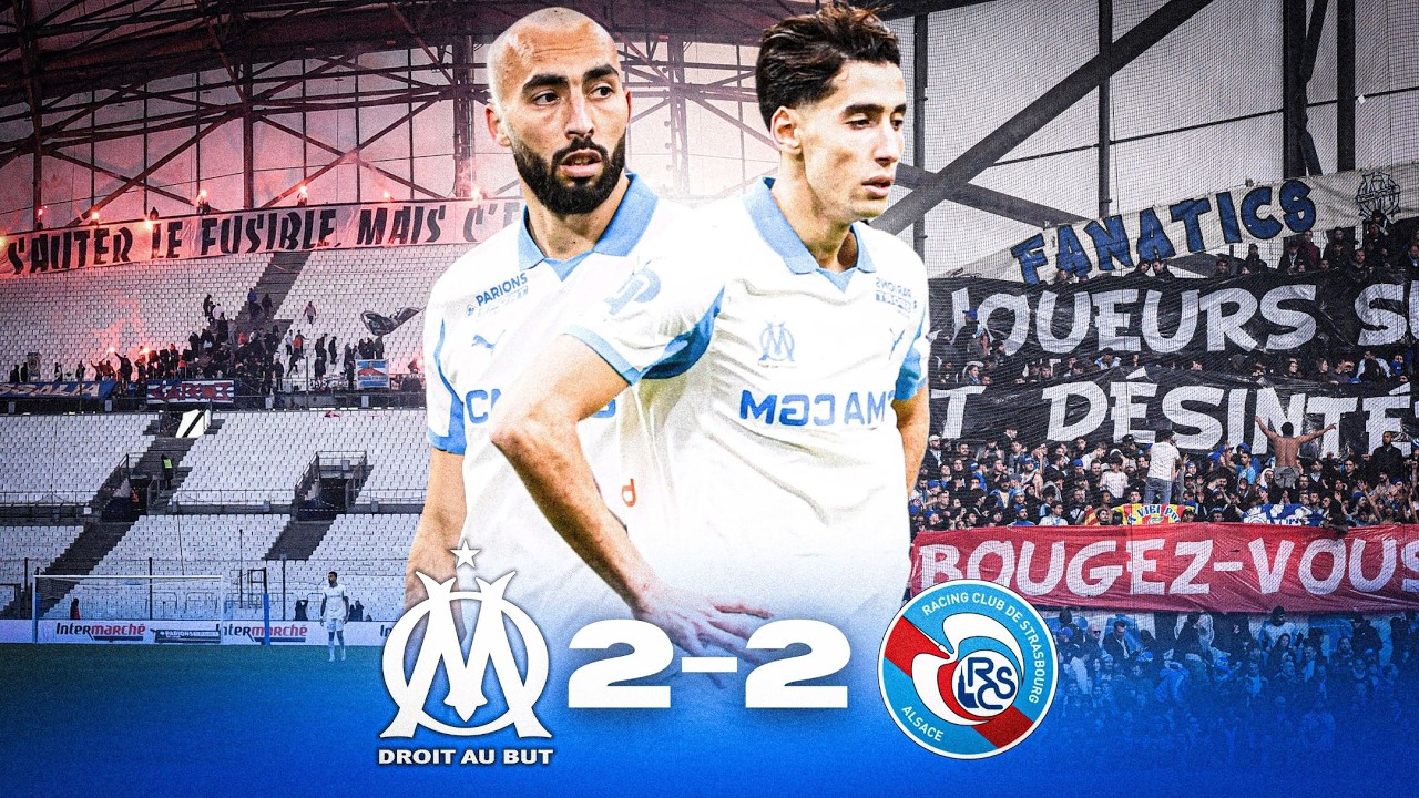 𝐕𝐋𝐎𝐆 OM 2-2 Strasbourg • CHAOS TOTAL au Vélodrome, virages sous TENSION, but à la DERNIÈRE minute…