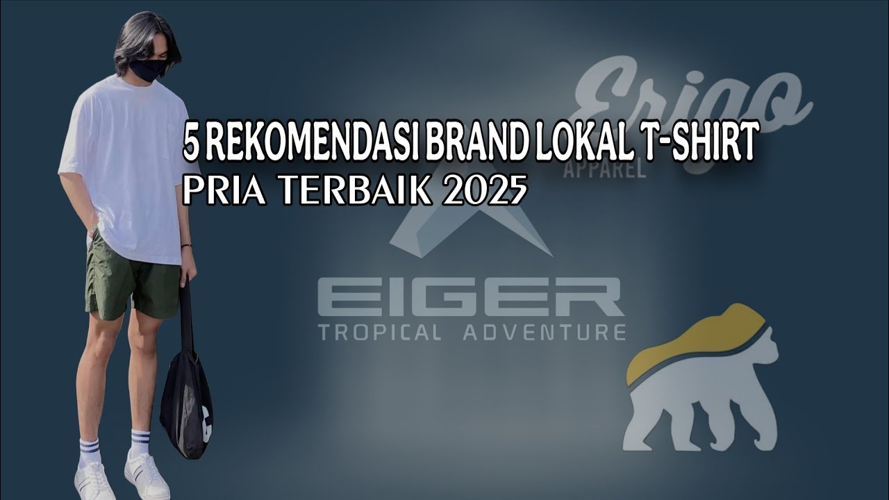 5 REKOMENDASI BRAND LOKAL T-SHIRT/KAOS PRIA TERBAIK 2025
