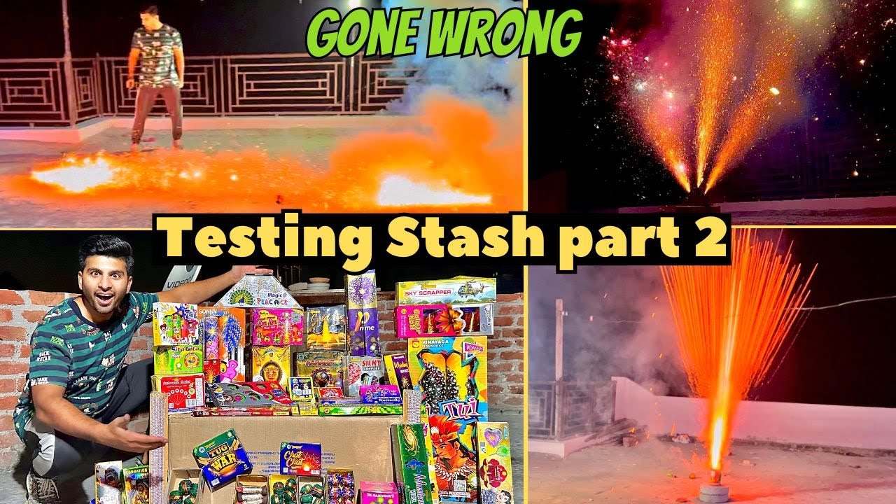 Different Type of Diwali Crackers | Cheapest Crackers Stash Testing  | Thakur Saurav Vlog  | Part 2