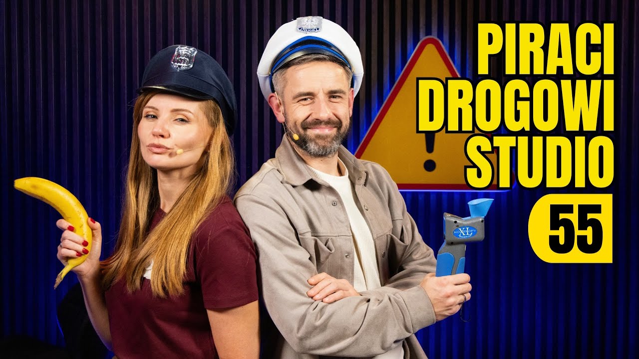 Hulajnogą po A4 | Policjant nie dostosował prędkości| Chciał być jak SPEED| Piraci Drogowi STUDIO 55